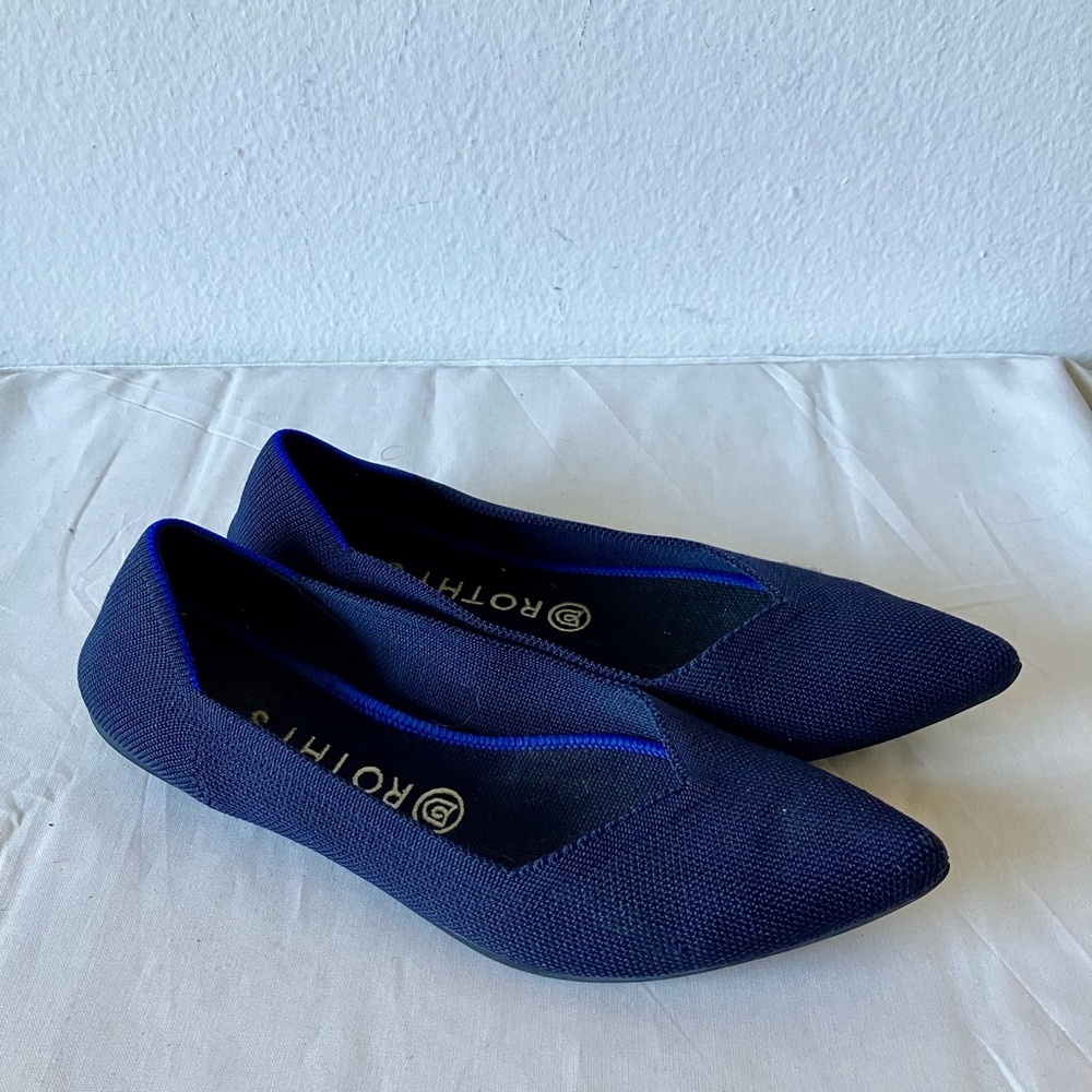 Rothy's Navy Blue Flats
